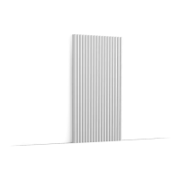 Декоративная панель Orac Decor WX210 REED Дюрополимер 2600*255*13 мм